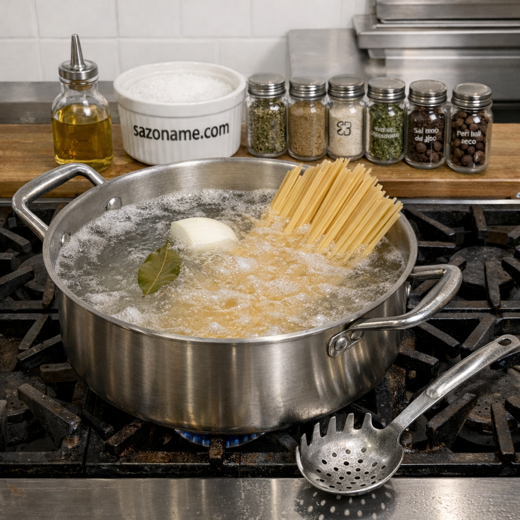 cocción de pasta cocción de pasta