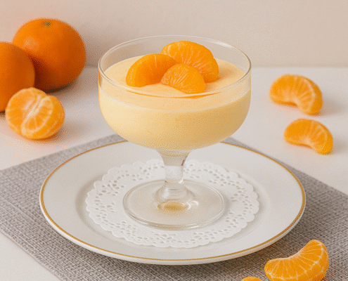 mousse de mandarina